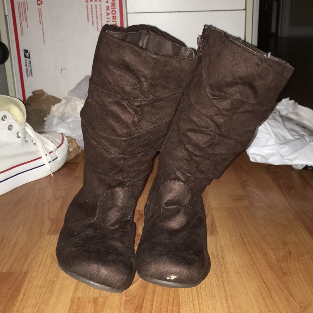 Size 6 Brown Calves Length Boots
